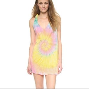 UNIF Swim Coverup Dress Tie Dye Hope Raver